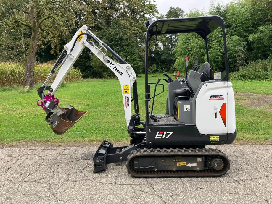 Bobcat E17, 1T7, 2022 – Mini Pelle en État Impeccable - Cie meurthe mosellane matma