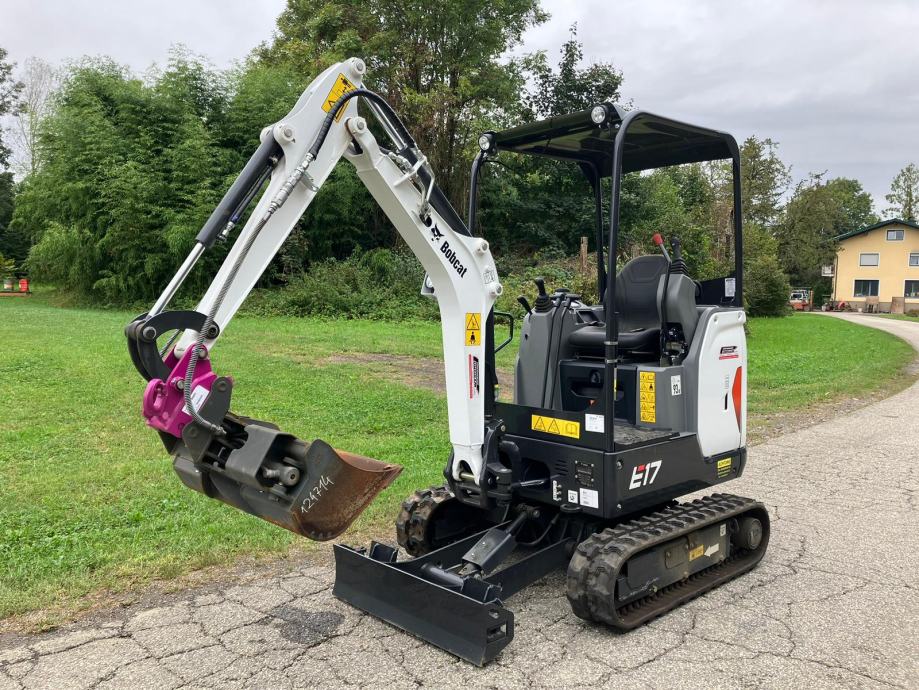 Bobcat E17, 1T7, 2022 – Mini Pelle en État Impeccable - Cie meurthe mosellane matma