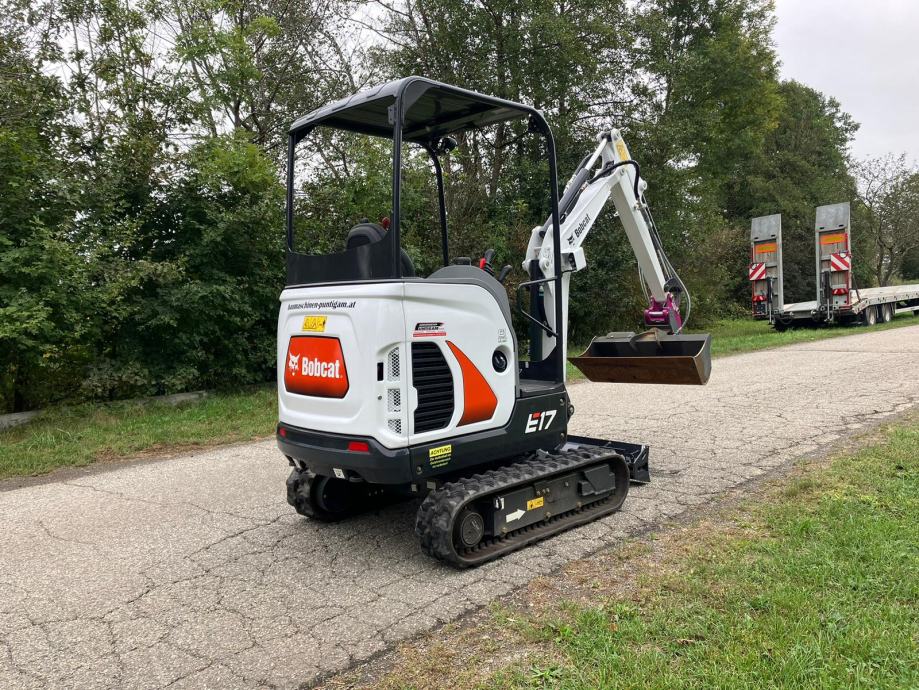 Bobcat E17, 1T7, 2022 – Mini Pelle en État Impeccable - Cie meurthe mosellane matma