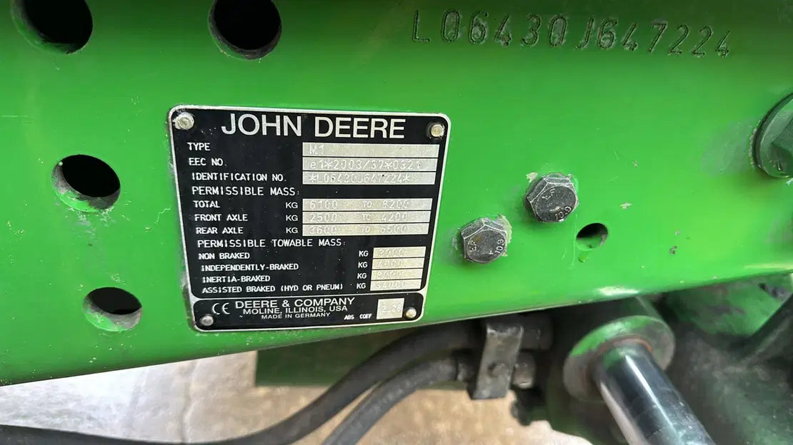 John Deere M1 6430 4X4 - Tracteur Agricole Propre et Fiable - Cie meurthe mosellane matma