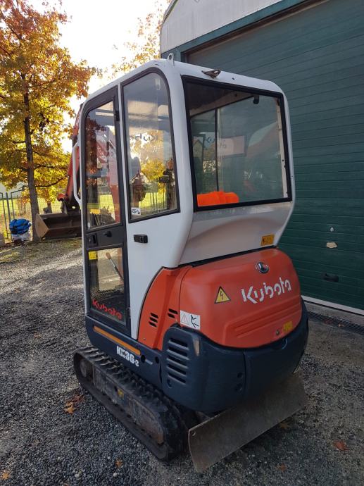 Kubota KX36-3, 1T8, 2008 – Mini Pelle en État Impeccable - Cie meurthe mosellane matma