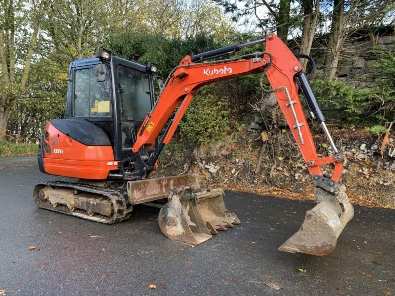 Kubota KX61-3, 2,6T, 2015 – Mini Pelle en État Impeccable - Cie meurthe mosellane matma