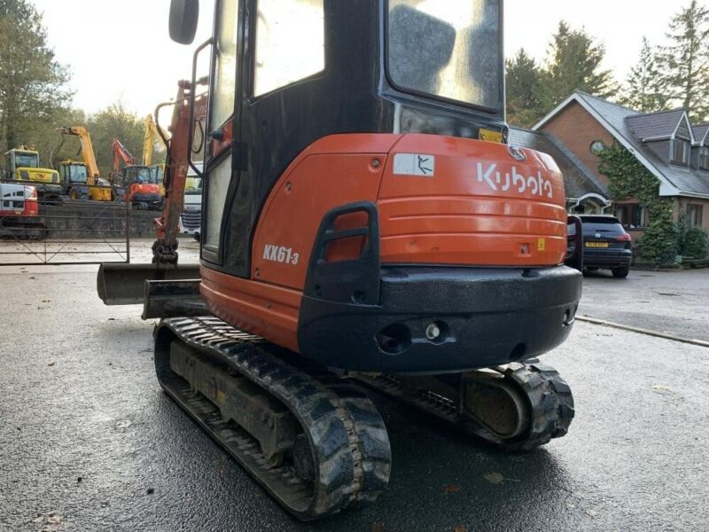 Kubota KX61-3, 2,6T, 2015 – Mini Pelle en État Impeccable - Cie meurthe mosellane matma