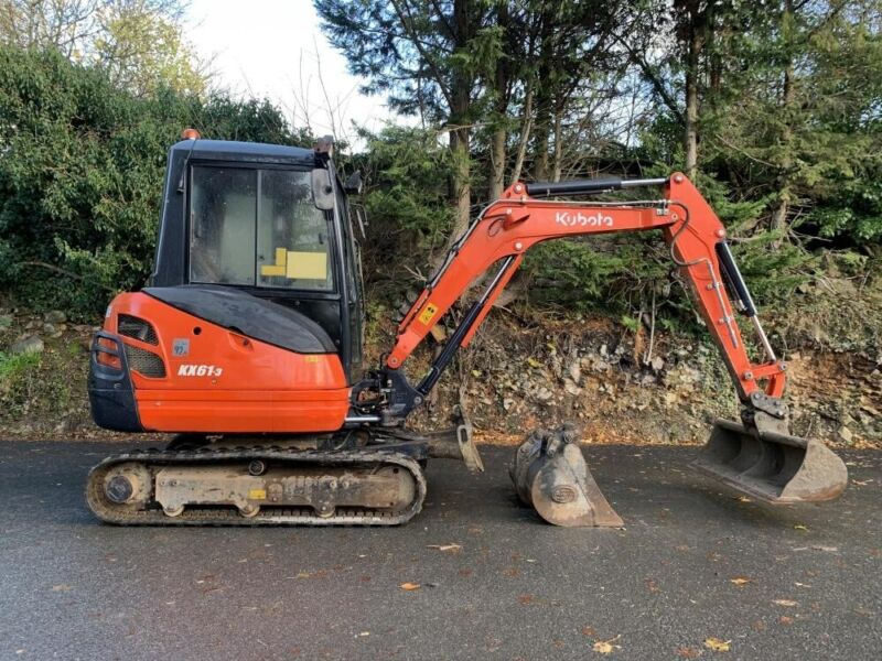 Kubota KX61-3, 2,6T, 2015 – Mini Pelle en État Impeccable - Cie meurthe mosellane matma