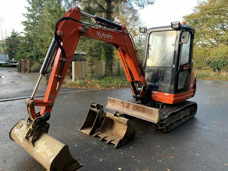 Kubota KX61-3, 2,6T, 2015 – Mini Pelle en État Impeccable - Cie meurthe mosellane matma