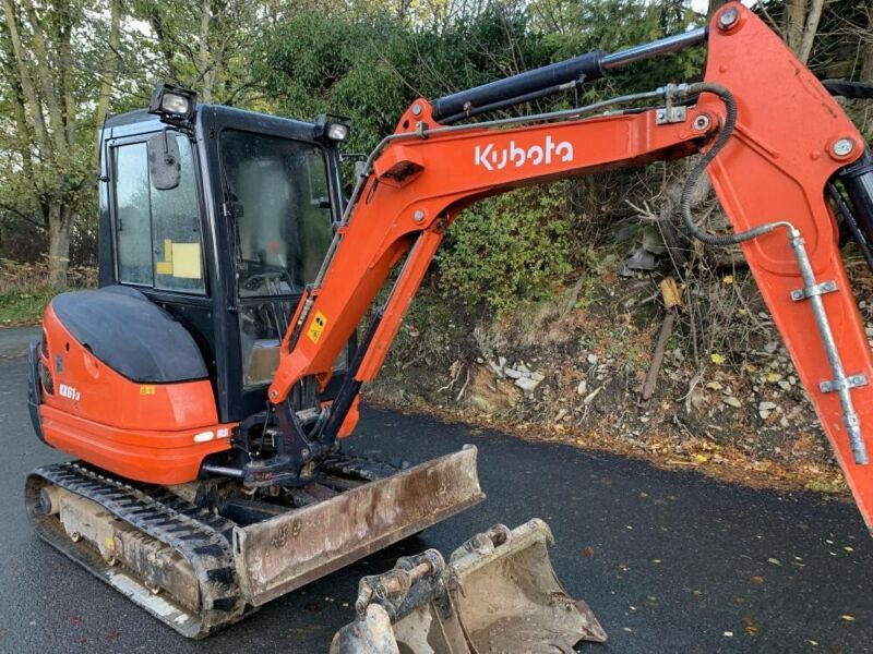 Kubota KX61-3, 2,6T, 2015 – Mini Pelle en État Impeccable - Cie meurthe mosellane matma