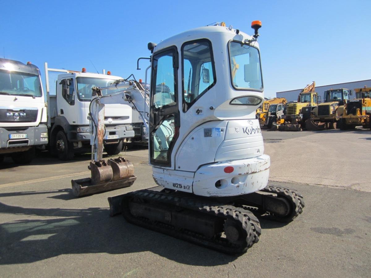 Mini-Pelle Kubota U25-3 (2005) - Cie meurthe mosellane matma