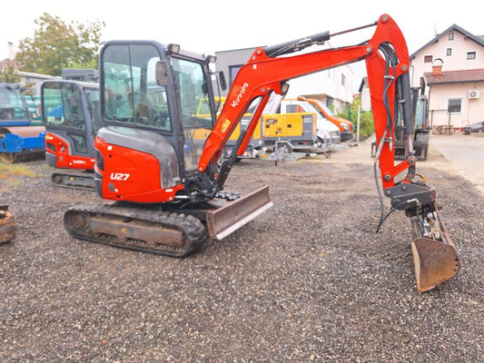 Kubota U27, 2T6, 2014 – Mini Pelle en État Impeccable - Cie meurthe mosellane matma