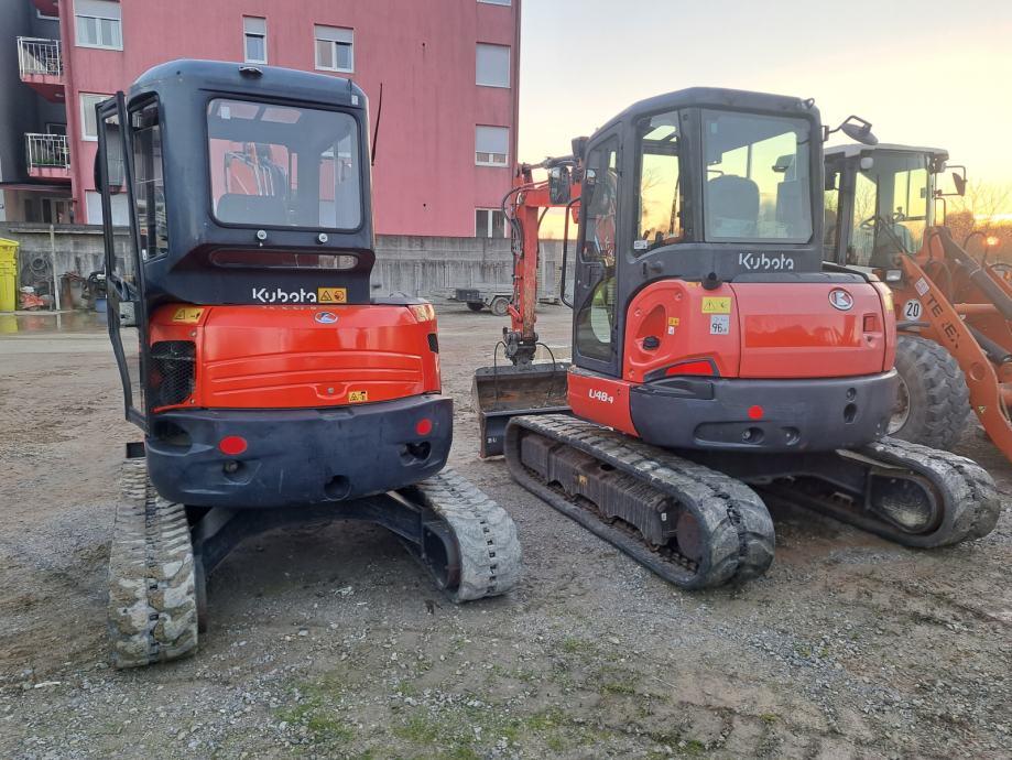 Mini-pelle Kubota U48-4, 2016, 4,7T – Révisée et Garantie 6 Mois - Cie meurthe mosellane matma