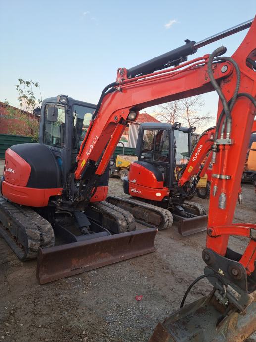 Mini-pelle Kubota U48-4, 2016, 4,7T – Révisée et Garantie 6 Mois - Cie meurthe mosellane matma