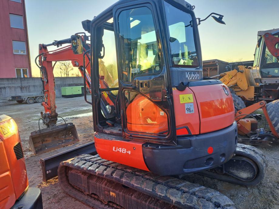 Mini-pelle Kubota U48-4, 2016, 4,7T – Révisée et Garantie 6 Mois - Cie meurthe mosellane matma