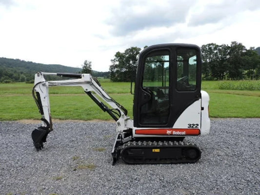 Mini-pelle Compacte Bobcat 322G – 2005 – 1,6 tonnes - Cie meurthe mosellane matma