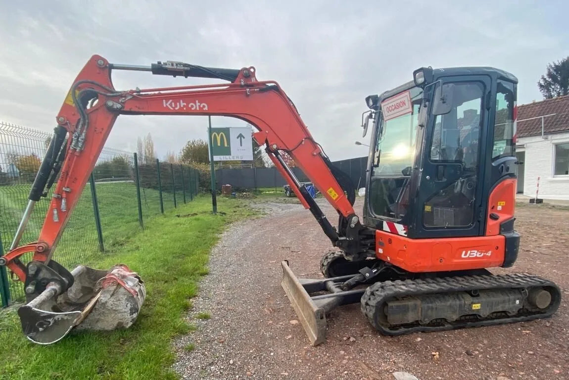 Mini-pelle Kubota U 36-4 - Cie meurthe mosellane matma