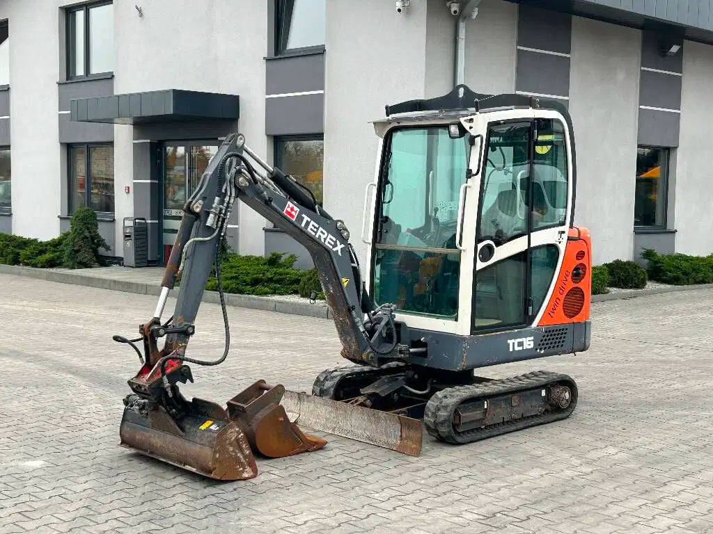 Terex TC 16 Twin - Mini-pelle sur chenilles - Cie meurthe mosellane matma