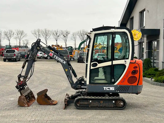 Terex TC 16 Twin - Mini-pelle sur chenilles